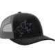 RCC Black Charcoal Snapback Trucker Hat