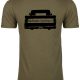 Men’s T-shirt - Redneck Truck Black Logo - Front & Back