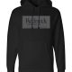 Men’s MID-Weight Hoodie – Rectangle redneck logo