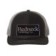Redneck Black Charcoal Snapback Trucker Hat