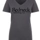 Women’s V-neck T-shirt - Redneck Black Logo