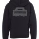 Youth Hoodie - Truck Grey - Front & Back Logo