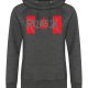Women’s Scuba Hoodie - trudea foot in his mouth